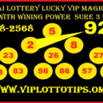 Thai Lottery Lucky Vip Magic Tip Winning Power sure 3up 01/08/2568