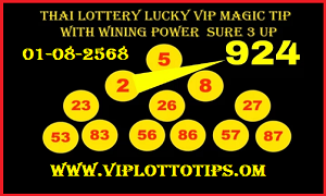 Thai Lottery Lucky Vip Magic Tip Winning Power sure 3up 01/08/2568