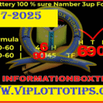 Thailand Lottery 100% Sure Namber 3up Formula 16.july.2025
