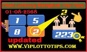 Thai Lottery 3D Bangkok Vip Tips Sure 3up Pair 01-08-2025