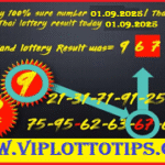 Thai lottery 100% sure number 01-09-2025 Thai Lotto Vip Tips