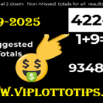 Thai lottery final 2 down Non-Missed totals 999.9% 01.09.2025