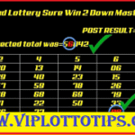 Thailand Lottery Sure Win 2 Down Master Totals 01.09.2025